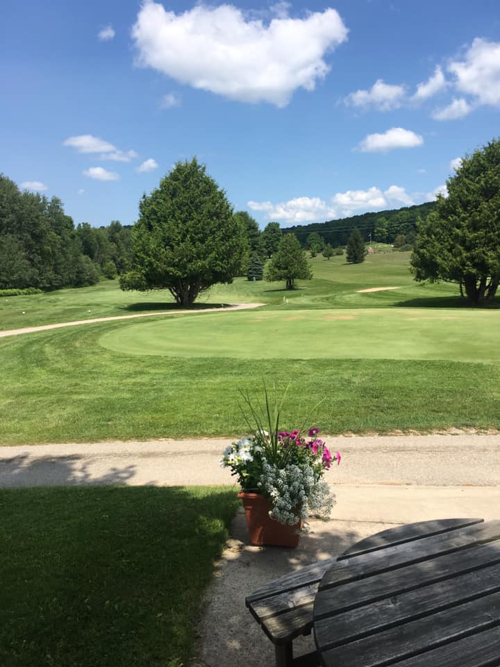 A Beautiful Sunny Day at a Golf Course